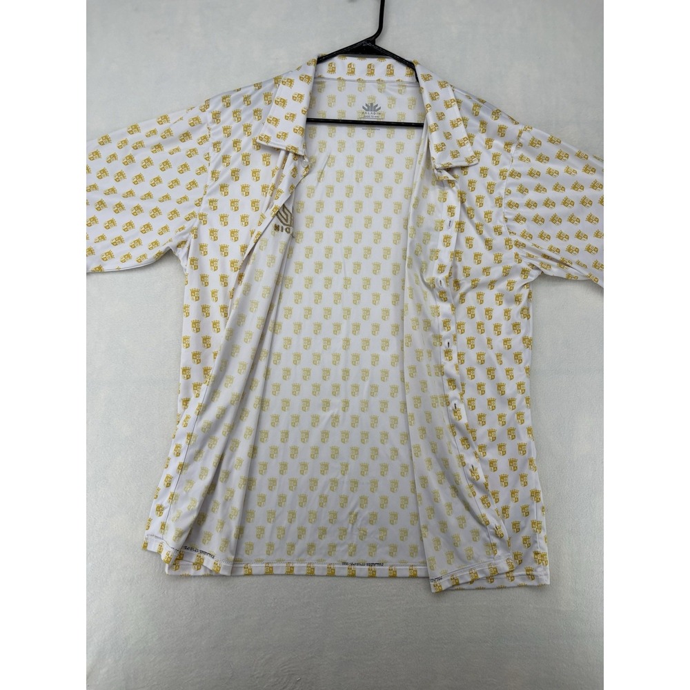Nola Gold Major Rugby Paladin Shirt Sleeve Button Up Shirt - Picture 8 of 16